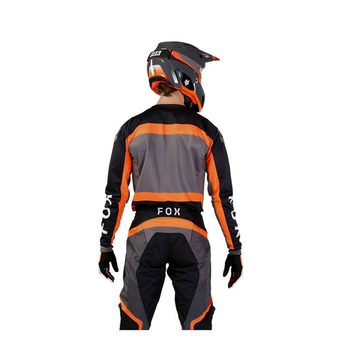 Bluza koszulka motocyklowa rowerowa cross offroad mtb FOX 180 Ballast czarny/szary