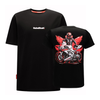 Koszulka codzienna T-shirt REBELRUSH MOTO SPORT BLACK czarny