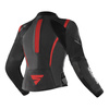 Damska kurtka motocyklowa skórzana Shima MIURA 2.0 czarny/czerwony