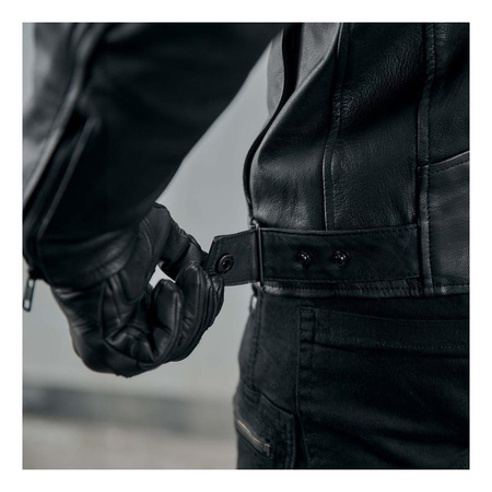 Kurtka motocyklowa skórzana Rebelhorn IMPALA czarny