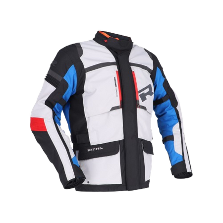 Kurtka motocyklowa RICHA BRUTUS GORE-TEX GREY/BLUE/RED szary niebieski czerwony