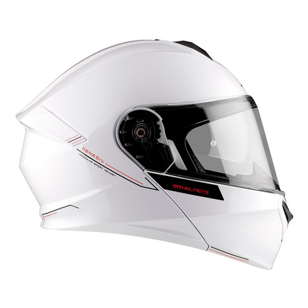 Kask motocyklowy MT GENESIS SV SOLID GLOSS PEARL WHITE biały