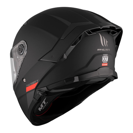 Kask motocyklowy MT THUNDER 4 SV SOLID MATT BLACK czarny mat