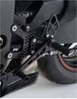 Podnóżki regulowane R&G Kawasaki ZX6-R 05-13 Race Gearbox zestaw