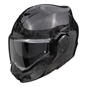Kask motocyklowy SCORPION EXO-TECH EVO CARBON ONYX BLACK czarny