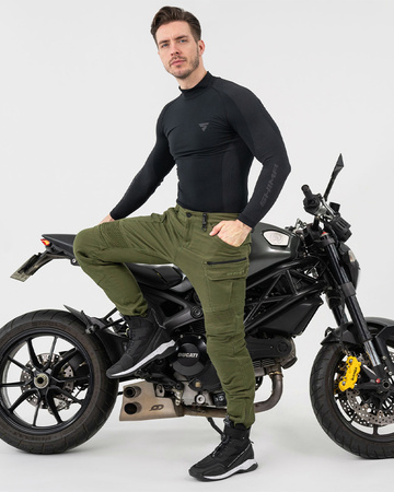 Jeansy motocyklowe Shima GIRO 3.0 khaki
