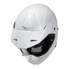 Kask motocyklowy szczękowy z daszkiem HJC C80 perłowy biały