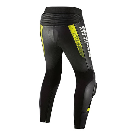 Spodnie motocyklowe skórzane sportowe Shima STR 2.0 czarny