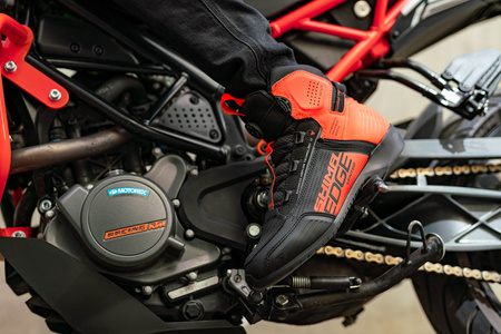 Buty motocyklowe krótkie/miejskie Shima EDGE VENT czerwony