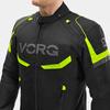 Kurtka motocyklowa VORG HORNET FLUO czarny żółty fluo