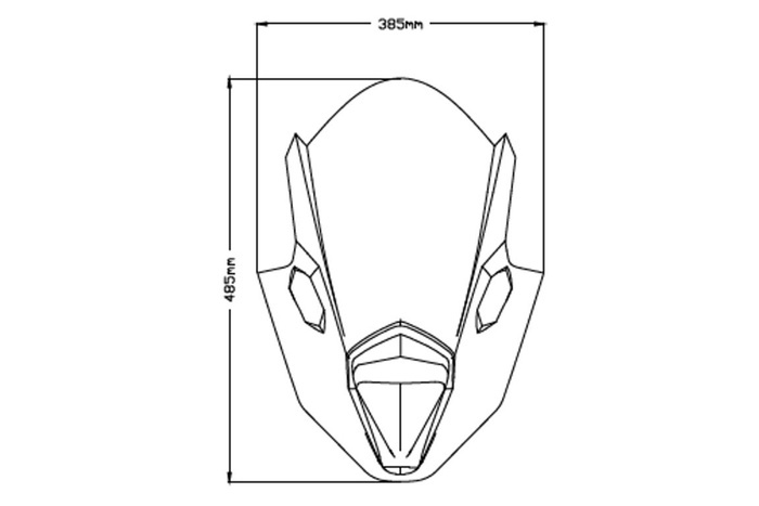 Szyba sportowa PUIG do Kawasaki Ninja 650 20-21