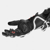 Rękawice motocyklowe sportowe skórzane Shima RS-3 biały