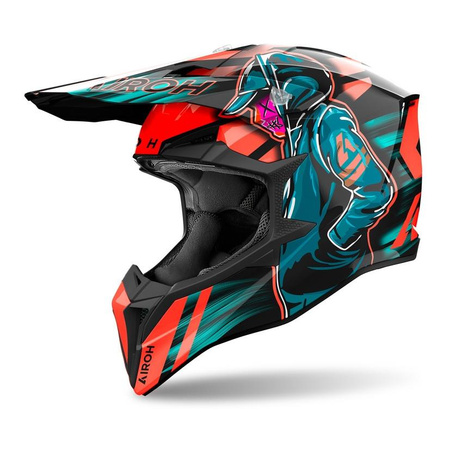 Kask motocyklowy AIROH Wraaap Cyber