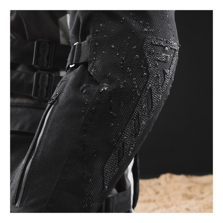 Kurtka motocyklowa tekstylna Rebelhorn PATROL szary-czarny-żółty fluo