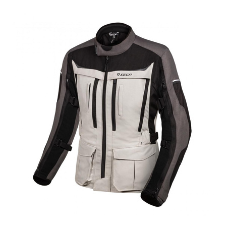 Kurtka motocyklowa damska SECA DISCOVERY LADY GREY szary czarny