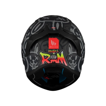 Kask motocyklowy MT STINGER 2 RAM F1 MATT BLACK/GREY