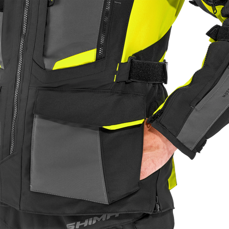 Kurtka motocyklowa tekstylna miejska Shima HERO 2.0 fluo