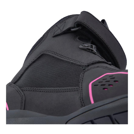Damskie buty krótkie motocyklowe krótkie Rebelhorn SPARK II czarny-różowy