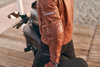 Kurtka motocyklowa skórzana Shima HUNTER+ 2.0 jasny brązowy