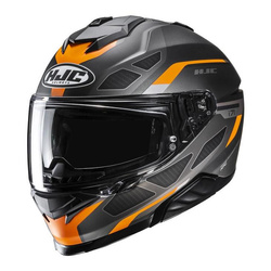 Kask integralny HJC I71 ZEST BLACK/ORANGE czarny pomarańczowy
