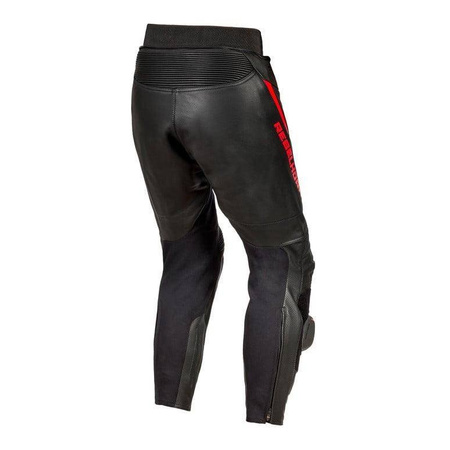 Kombinezon motocyklowy dwuczęściowy REBELHORN FIGHTER BLACK/FLO RED czarny czerwony fluo
