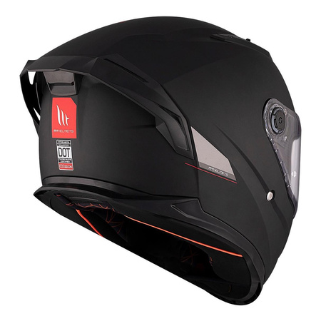 Kask motocyklowy MT BRAKER SV SOLID MATT BLACK czarny mat