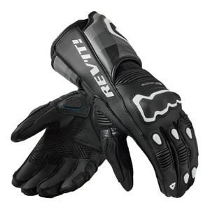 Rękawice motocyklowe sportowe REVIT QUANTUM 3 BLACK/WHITE czarny biały