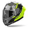 Kask motocyklowy AIROH GP800 MASTER YELLOW GLOSS żółty fluo szary czarny