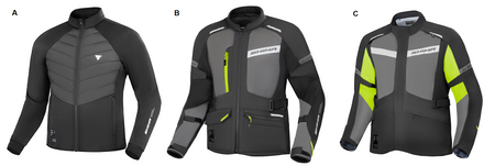 Kurtka motocyklowa tekstylna turystyczna/miejska Shima ALPHA fluo