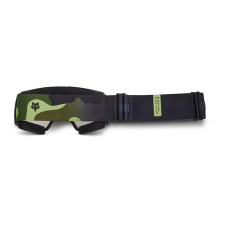 Gogle rowerowe FOX Pure Vue Black Clear Green Camo