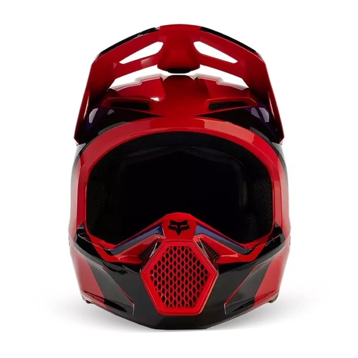 Kask motocyklowy FOX V1 Streak czerwony