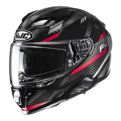 Kask integralny HJC F71 CARBON ESIRA BLACK/RED czarny czerwony