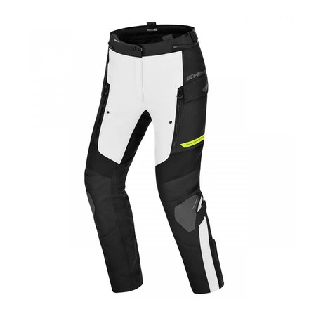 Spodnie motocyklowe damskie SHIMA DUNE LADY FLUO czarny szary żółty fluo