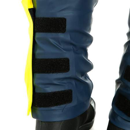 Spodnie przeciwdeszczowe motocyklowe DAINESE STORM 2 niebieski żółty fluo