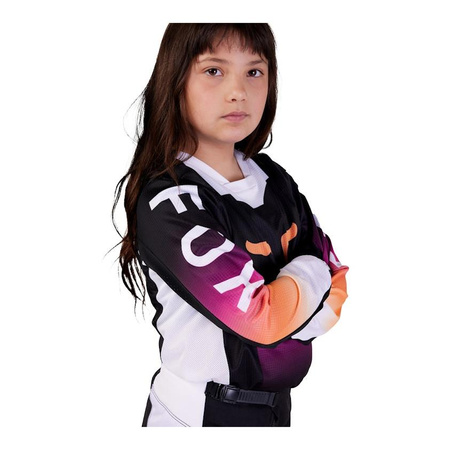 Dziecięca bluza koszulka motocyklowa rowerowa cross mtb FOX 180 Flora Junior