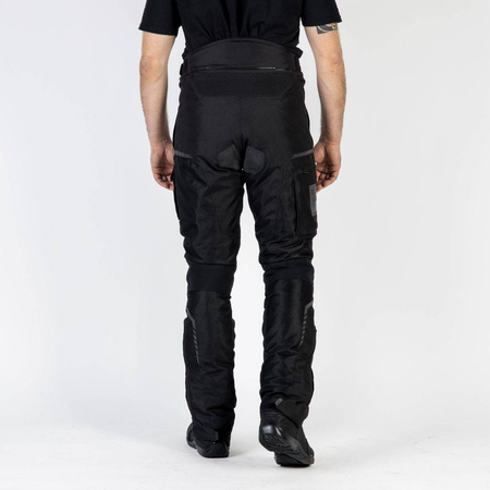 Spodnie motocyklowe tekstylne OZONE FLOW czarne