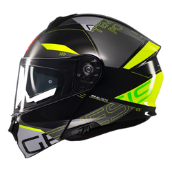 Kask motocyklowy MT GENESIS SV ATEMPO GREY/FLUO szary żółty fluo