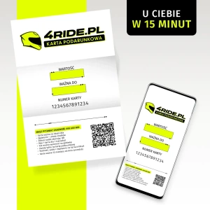 Voucher podarunkowy 4ride online dla motocyklisty