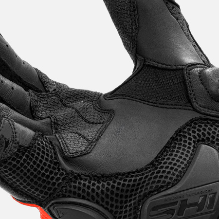 Rękawice motocyklowe SHIMA RS-3 RED FLUO czarny czerwony fluo