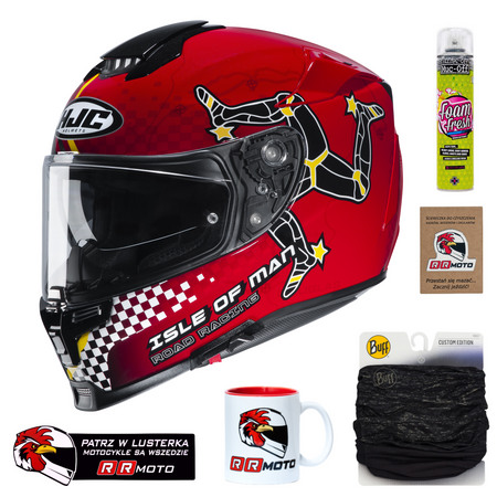 Kask motocyklowy integralny HJC RPHA 70 Isle of Man IOM TT