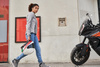 Damskie jeansy motocyklowe Shima DEVON niebieski