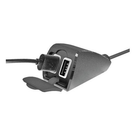 LAMPA Usb-Fix Trek, podwójna, wodoodporna ładowarka USB mocowana na kierownicy - Ultra Fast Charge - 5400 mA - 12/24 V