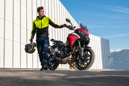 Kurtka motocyklowa tekstylna miejska Shima DAYBREAKER fluo