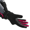 Rękawice motocyklowe damskie SHIMA SONIC LADY PINK czarny różowy