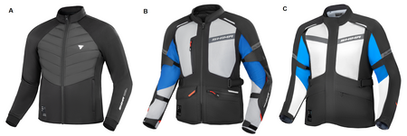 Kurtka motocyklowa tekstylna turystyczna/miejska Shima ALPHA niebieski