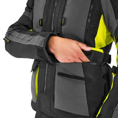 Kurtka motocyklowa tekstylna miejska Shima HERO 2.0 fluo