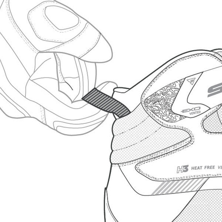 Damskie buty motocyklowe krótkie Shima EXO Vented czarny