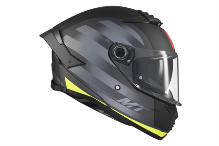 Kask motocyklowy integralny MT Thunder 4 SV Threads szary-zielony matowy