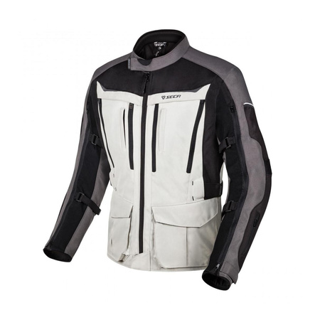 Kurtka motocyklowa SECA DISCOVERY GREY szary czarny