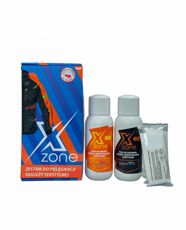 Zestaw Xzone do pielęgnacji odzieży motocyklowej tekstylnej